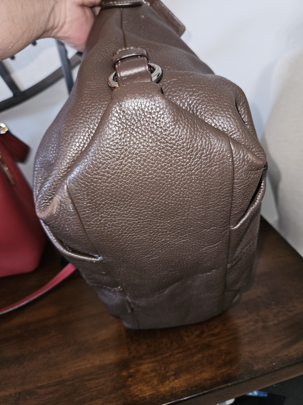 Coach Brown Leather Shoulder Bag - Picture 4 of 9